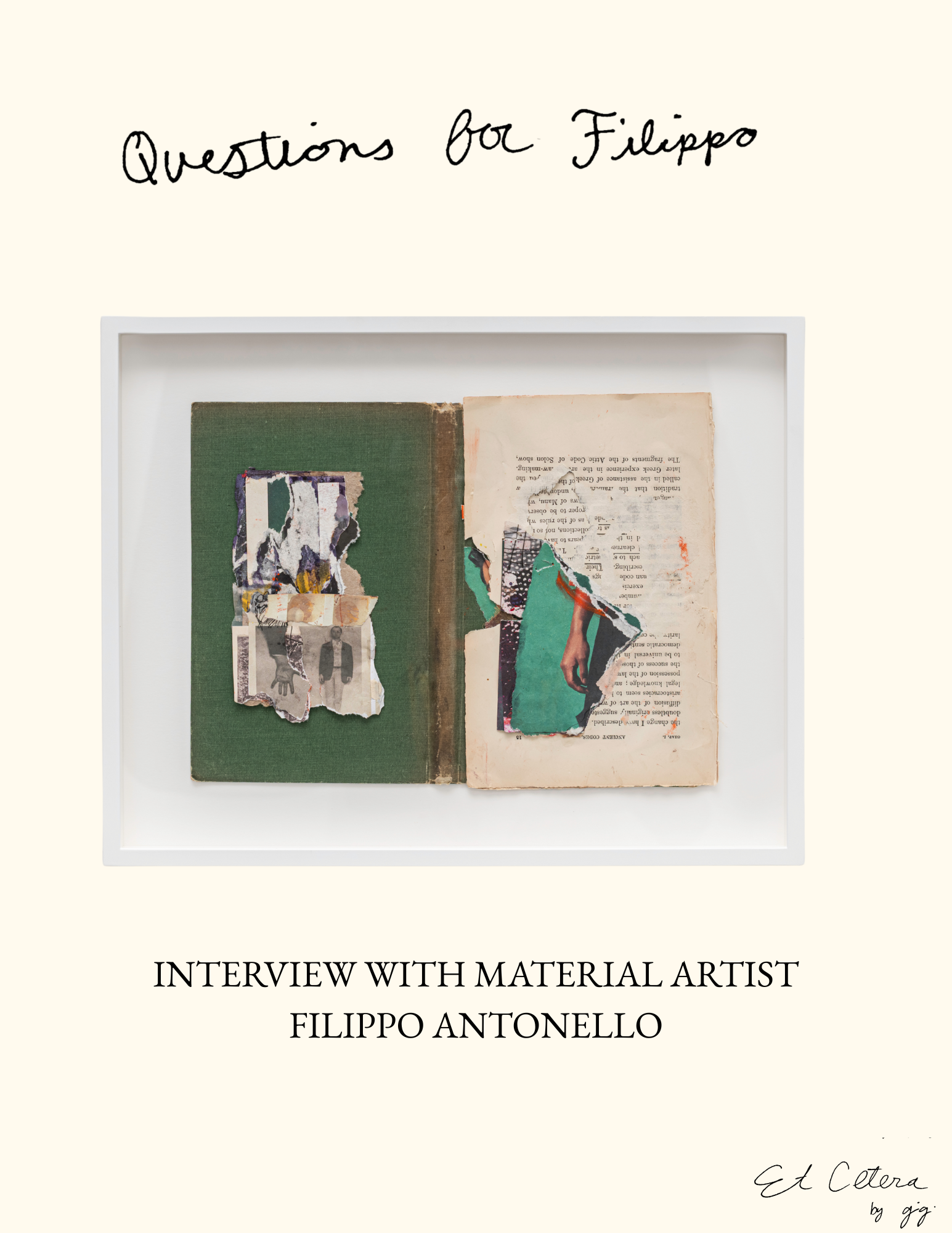 Interview with Filippo Antonello