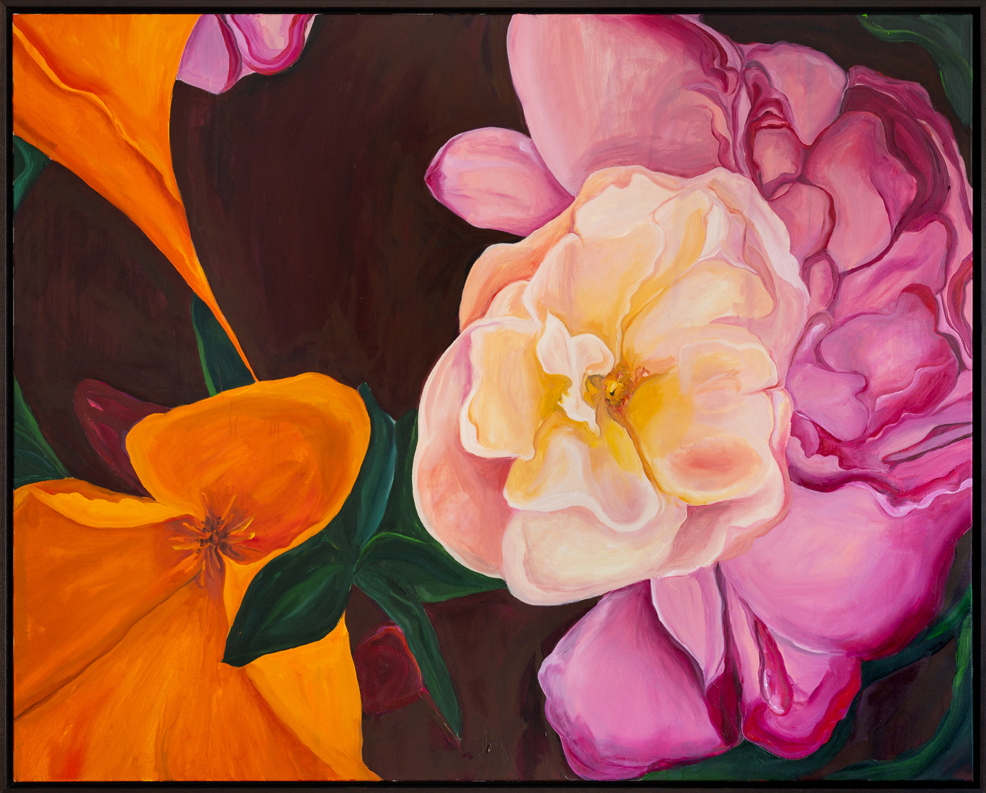In The Groove, 60 x 48 in | 152 x 122 cm Oil on Canvas 2024