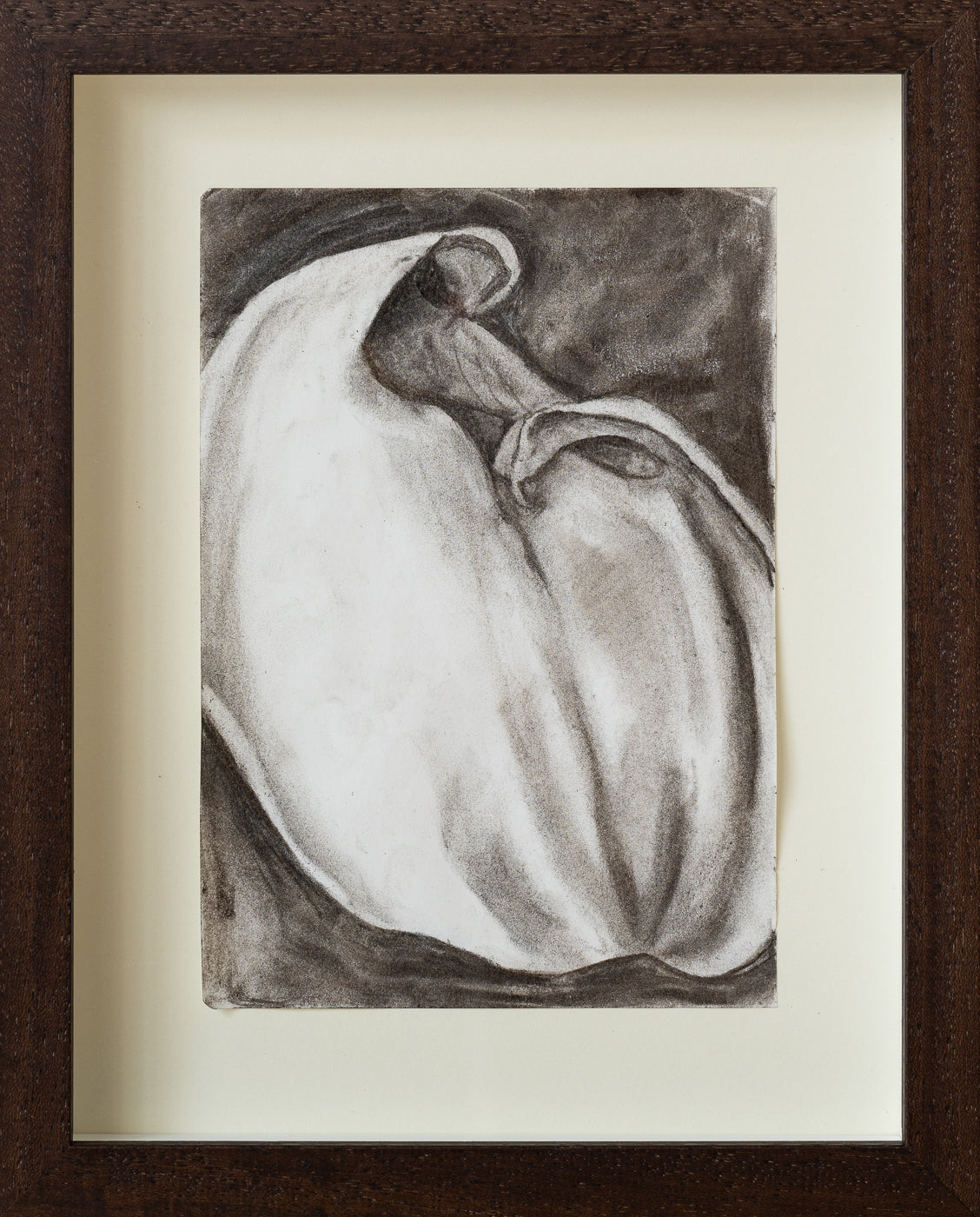 Cups of Milk II, 6 x 8 in | 15 x 20 cm, Charcoal on Paper, 2024
